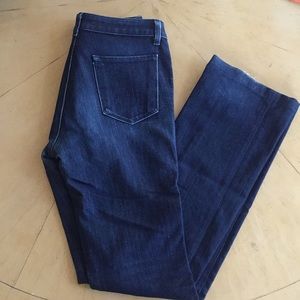High-waisted J Brand Wide Leg Denim